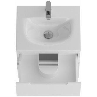 Тумба с раковиной и зеркалом BelBagno Etna 39-50-BB-8099-3-50 Bianco Lucido