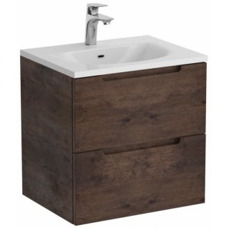 Тумба с раковиной и зеркалом BelBagno Etna 39-50-BB-8099-3-50 Rovere Moro