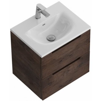 Тумба с раковиной и зеркалом BelBagno Etna 39-50-BB-8099-3-50 Rovere Moro