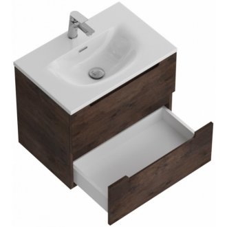 Тумба с раковиной и зеркалом BelBagno Etna 39-60-BB-8099-3-60 Rovere Moro