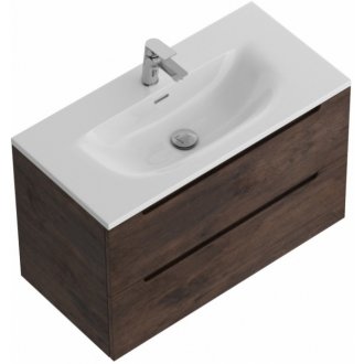 Тумба с раковиной BelBagno Etna 39-80-BB-8099-3-80 Rovere Moro