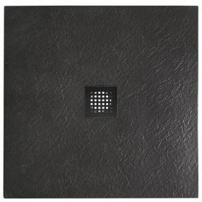 Поддон из искусственного мрамора BelBagno TRAY-MR-UNO-A-90-35-NERO-NO