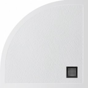Поддон из искусственного мрамора BelBagno TRAY-MR-UNO-R-90-550-35-W-NO