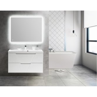 Мебель для ванной BelBagno Vittoria 100P Bianco Lucido