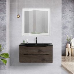 Мебель для ванной BelBagno Acqua 100-B Rovere Nature Grigio