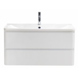 Тумба с раковиной BelBagno Albano 100 Bianco Lucido