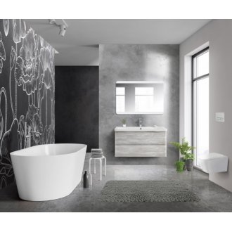 Тумба с раковиной BelBagno Albano 100 Rovere Vintage Bianco