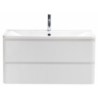 Тумба с раковиной BelBagno Albano 90 Bianco Lucido