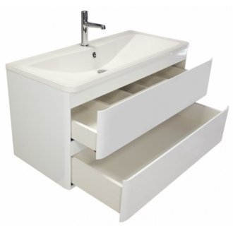 Мебель для ванной BelBagno Albano 90 Bianco Lucido