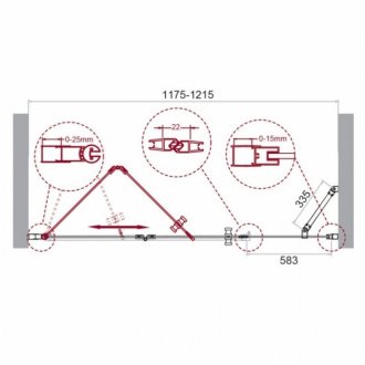 Душевая дверь BelBagno ALBANO-BS-13-60-60