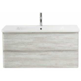 Тумба с раковиной BelBagno Albano-CER 105 Rovere Vintage Bianco