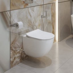 Унитаз подвесной BelBagno Amanda-Tor BB051CH-TOR-FC/SC с крышкой микролифт