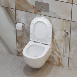 Унитаз подвесной BelBagno Amanda-Tor BB051CH-TOR-FC/SC с крышкой микролифт