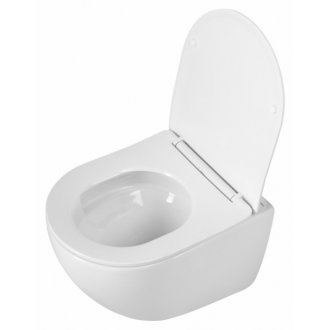 Унитаз подвесной BelBagno Amanda-Tor BB051CH-TOR-FC/SC с крышкой микролифт