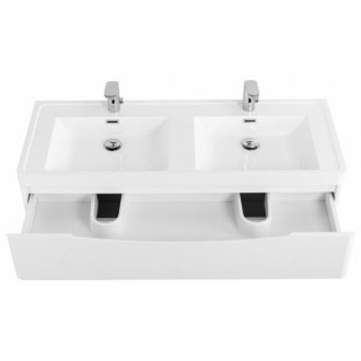 Тумба с раковиной BelBagno Ancona-N 120-2 Bianco Lucido