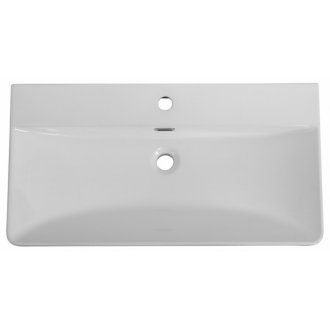 Мебель для ванной BelBagno Due-800-BB-8076-3-80 белый металлик