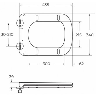 Унитаз подвесной BelBagno Due-Tor BB5171CH-TOR/SC с крышкой микролифт