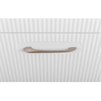 Тумба с раковиной и зеркалом BelBagno Due 60-BB-8076-3-60 белый металлик