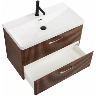 Тумба с раковиной BelBagno Due 80-BB-8076-3-80 Noce