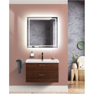 Тумба с раковиной BelBagno Due 80-BB-8076-3-80 Noce