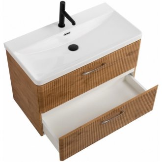 Тумба с раковиной BelBagno Due 80-BB-8076-3-80 Rovere Nature