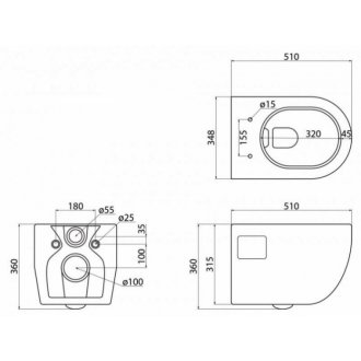 Комплект BelBagno BelBagno BB097.Q.CR-CZR-526-TH