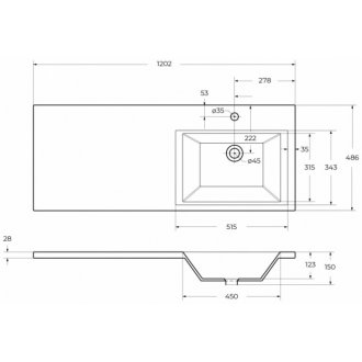 Мебель для ванной под стиральную машину BelBagno Kraft-LVD 1200R Bianco Opaco