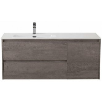 Тумба с раковиной BelBagno Kraft 100-BB1000ETL-L Cemento Grigio