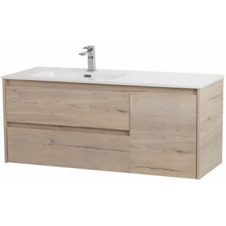 Мебель для ванной BelBagno Kraft-1000-BB1000ETL-L Rovere Galifax Bianco
