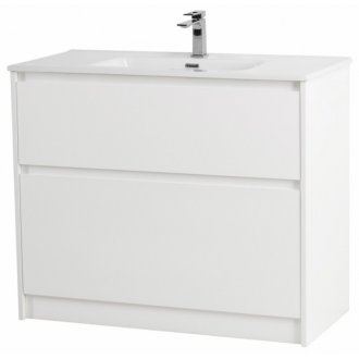 Мебель для ванной BelBagno Kraft-1000-PIA-BB1000ETL Bianco Opaco