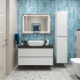 Мебель для ванной BelBagno Kraft-1000-S Bianco Opa...