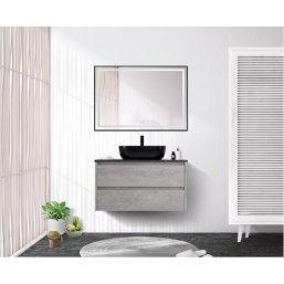 Мебель для ванной BelBagno Kraft-1000-S Cemento Gr...