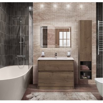 Мебель для ванной BelBagno Kraft-1000-PIA-LOV-1000 Rovere Tabacco