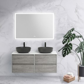 Мебель для ванной BelBagno Kraft-1400-2-S Cemento Grigio