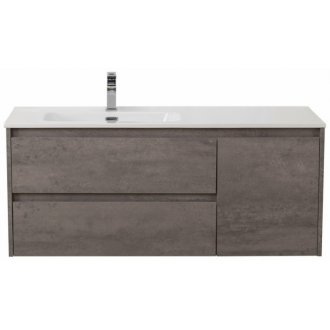 Тумба с раковиной BelBagno Kraft 120-BB1200ETL-L Cemento Grigio