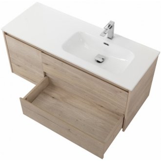 Мебель для ванной BelBagno Kraft-1200-BB1200ETL-R Rovere Galifax Bianco