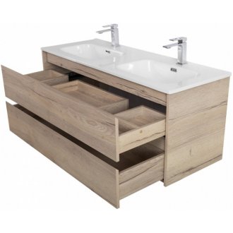 Мебель для ванной BelBagno Kraft-1200-BB1200-2-ETL Rovere Galifax Bianco