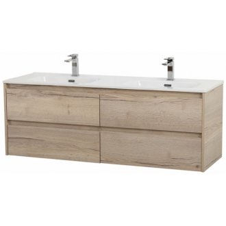 Мебель для ванной BelBagno Kraft-1200-4C-BB1200-2-ETL Rovere Galifax Bianco