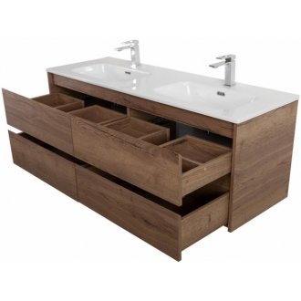 Мебель для ванной BelBagno Kraft-1400-4C-BB1400-2-ETL Rovere Tabacco