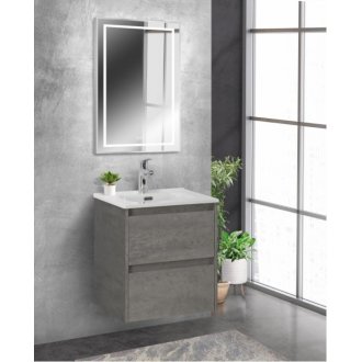 Тумба с раковиной BelBagno Kraft 50-BB500ETL Cemento Grigio