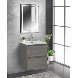 Тумба с раковиной BelBagno Kraft 50-BB500ETL Cemento Grigio