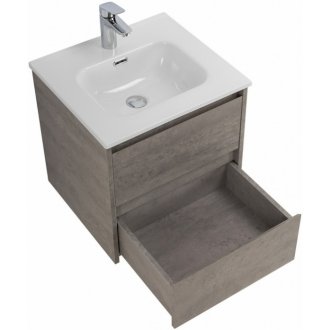 Тумба с раковиной BelBagno Kraft 50-BB500ETL Cemento Grigio