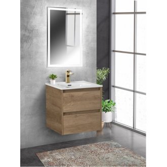 Тумба с раковиной BelBagno Kraft 50-BB500ETL Rovere Nebrasca Nature