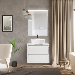 Мебель для ванной BelBagno Kraft-600-S Bianco Opac...