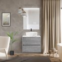 Мебель для ванной BelBagno Kraft-700-S Cemento Grigio