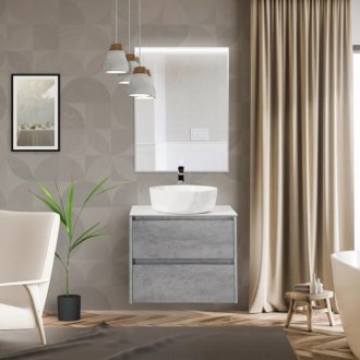Мебель для ванной BelBagno Kraft-600-S Cemento Grigio