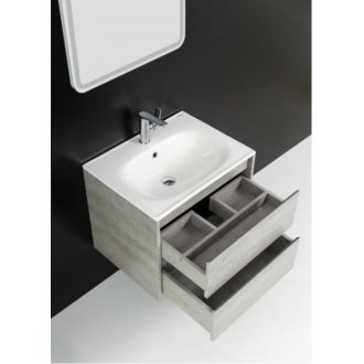 Мебель для ванной BelBagno Kraft-600-BB1923-600 Cemento Grigio