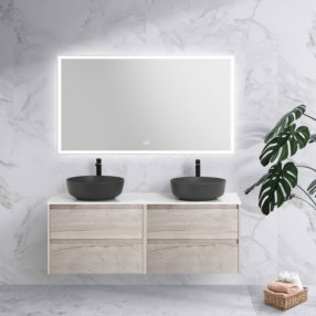 Мебель для ванной BelBagno Kraft-1200-2-S Rovere Galifax Bianco