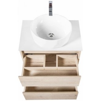 Мебель для ванной BelBagno Kraft-600-S Rovere Galifax Bianco
