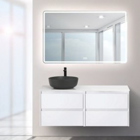 Мебель для ванной BelBagno Kraft-1200-L-S Bianco Opaco